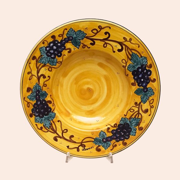 SET OF SOUP-PASTA PLATES OF CM.27 DIAMETER